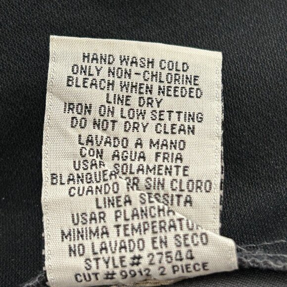 Maya Brooke Blazer Jacket Size 24 W Gray Open 3/4 Sleeve Shoulder Pads Vintage - Picture 6 of 11